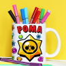 Кружка Brawl Stars с именем Рома Фото № 1